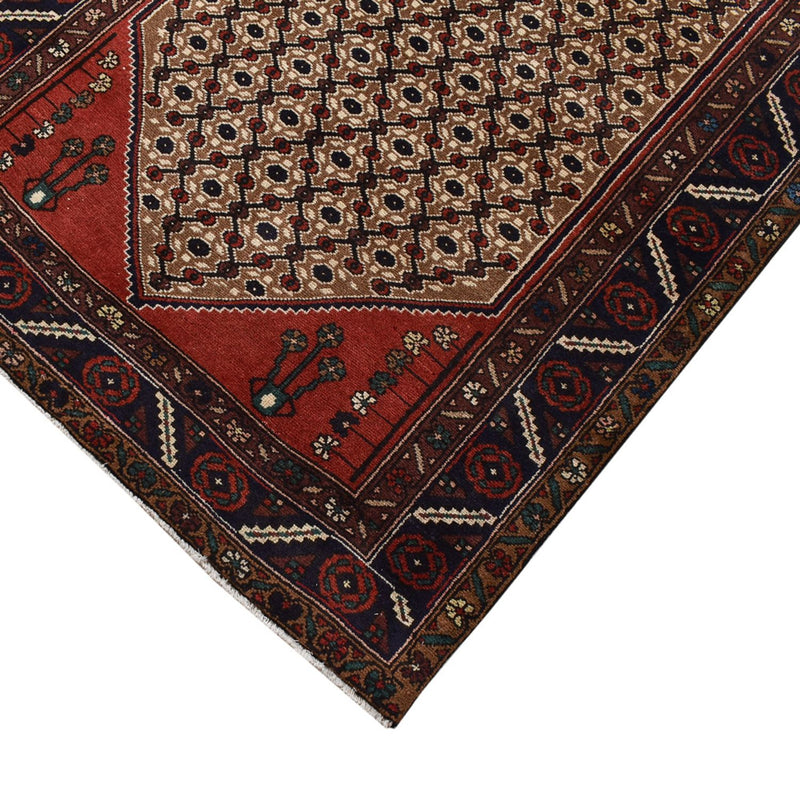 Corredor Tapete Persa - Nomadic - 392 x 104 cm - bege