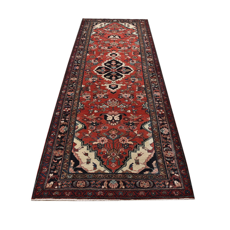 Corredor Tapete Persa - Nomadic - 333 x 112 cm - vermelho claro