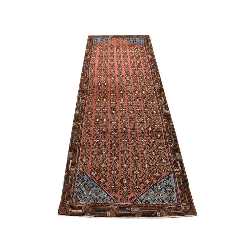 Corredor Tapete Persa - Nomadic - 284 x 80 cm - vermelho claro