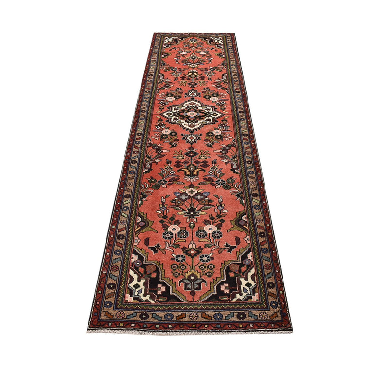 Corredor Tapete Persa - Nomadic - 312 x 82 cm - vermelho claro