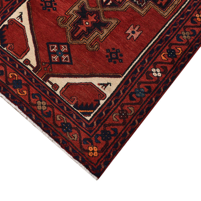 Corredor Tapete Persa - Bijar - 298 x 102 cm - vermelho