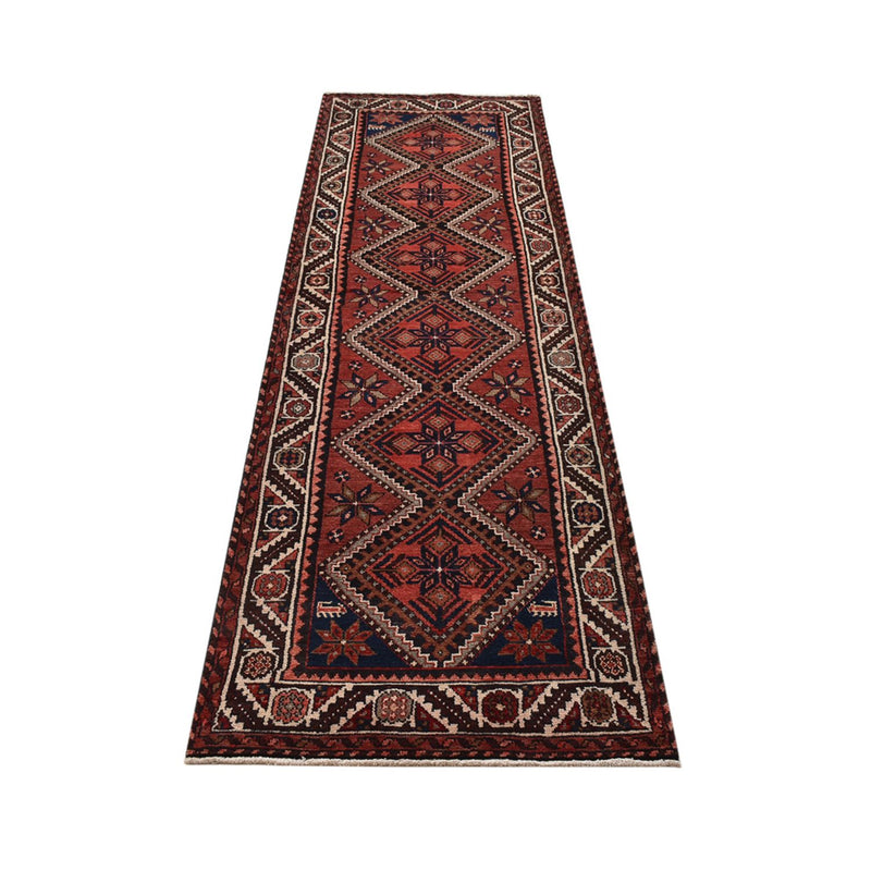 Corredor Tapete Persa - Nomadic - 299 x 85 cm - vermelho