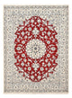 Tapete Persa - Nain - 233 x 167 cm - vermelho