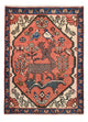 Tapete Persa - Nomadic - 92 x 67 cm - vermelho claro