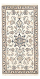 Tapete Persa - Nain - 139 x 68 cm - cinzento claro