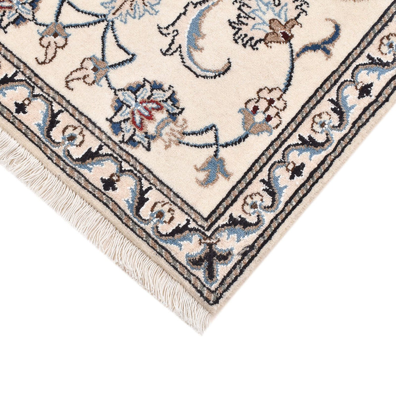 Tapete Persa - Nain - 143 x 70 cm - azul claro