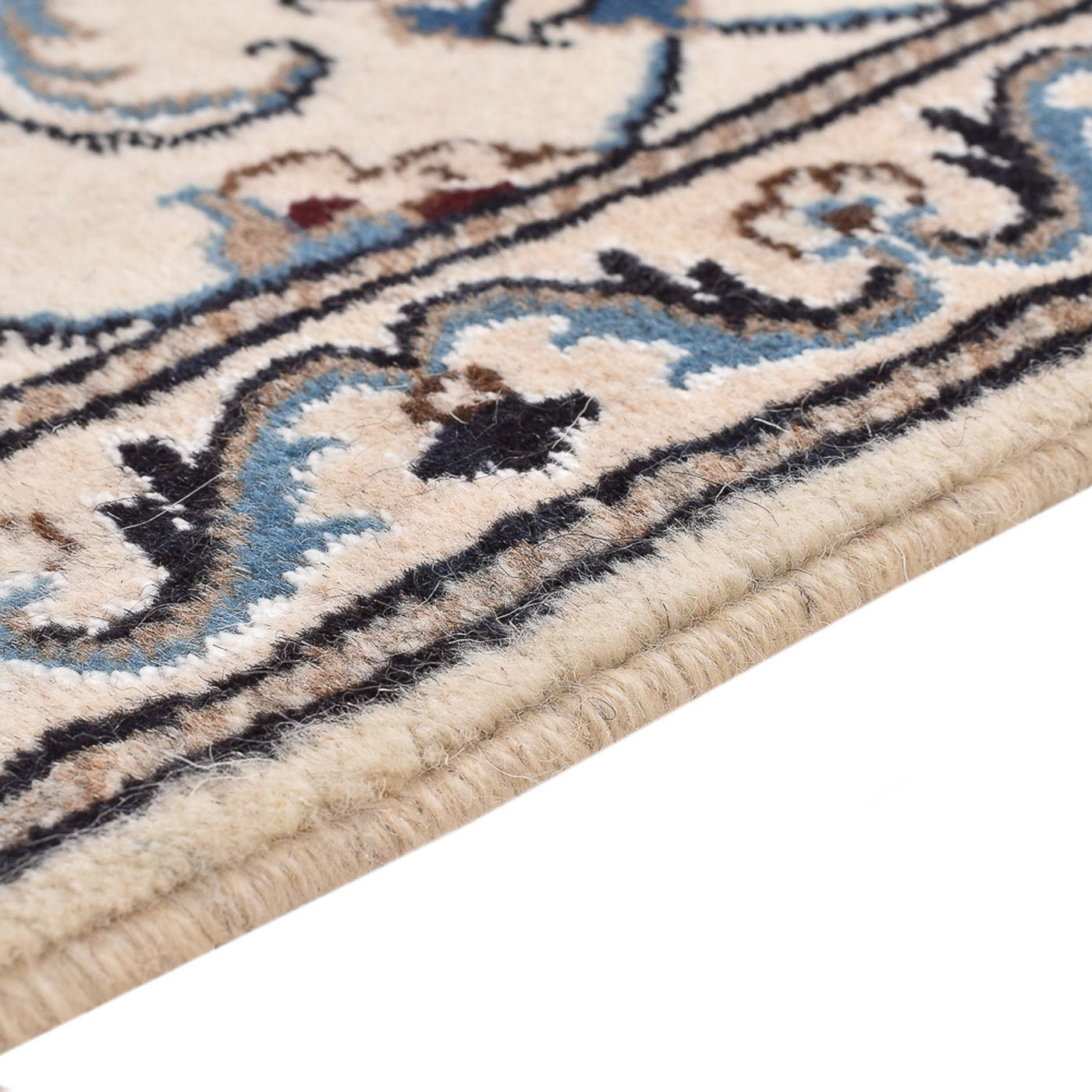 Tapete Persa - Nain - 143 x 70 cm - azul claro