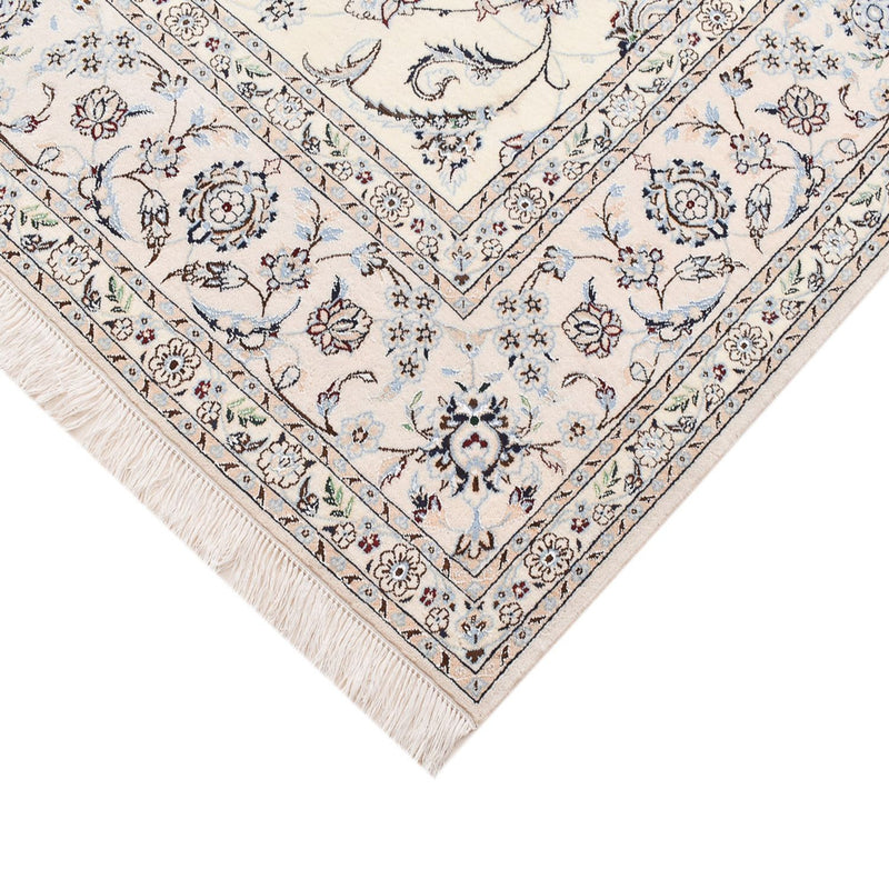 Tapete Persa - Nain - Premium praça  - 205 x 206 cm - cinzento claro