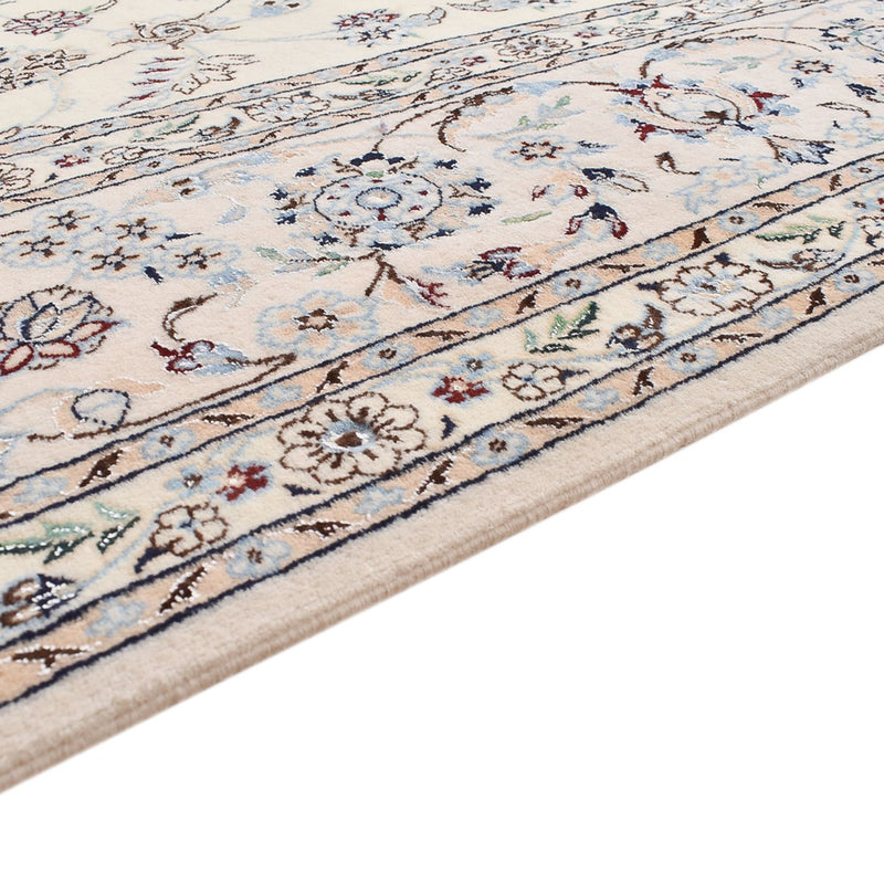 Tapete Persa - Nain - Premium praça  - 205 x 206 cm - cinzento claro