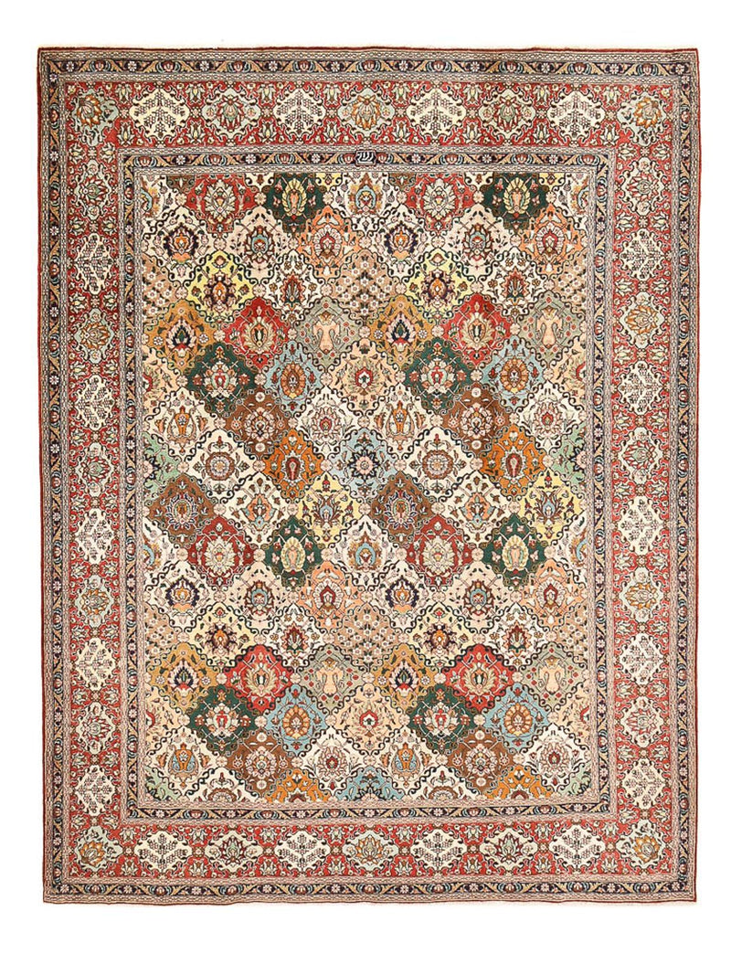 Tapete Persa - Tabriz - 390 x 293 cm - multicolorido