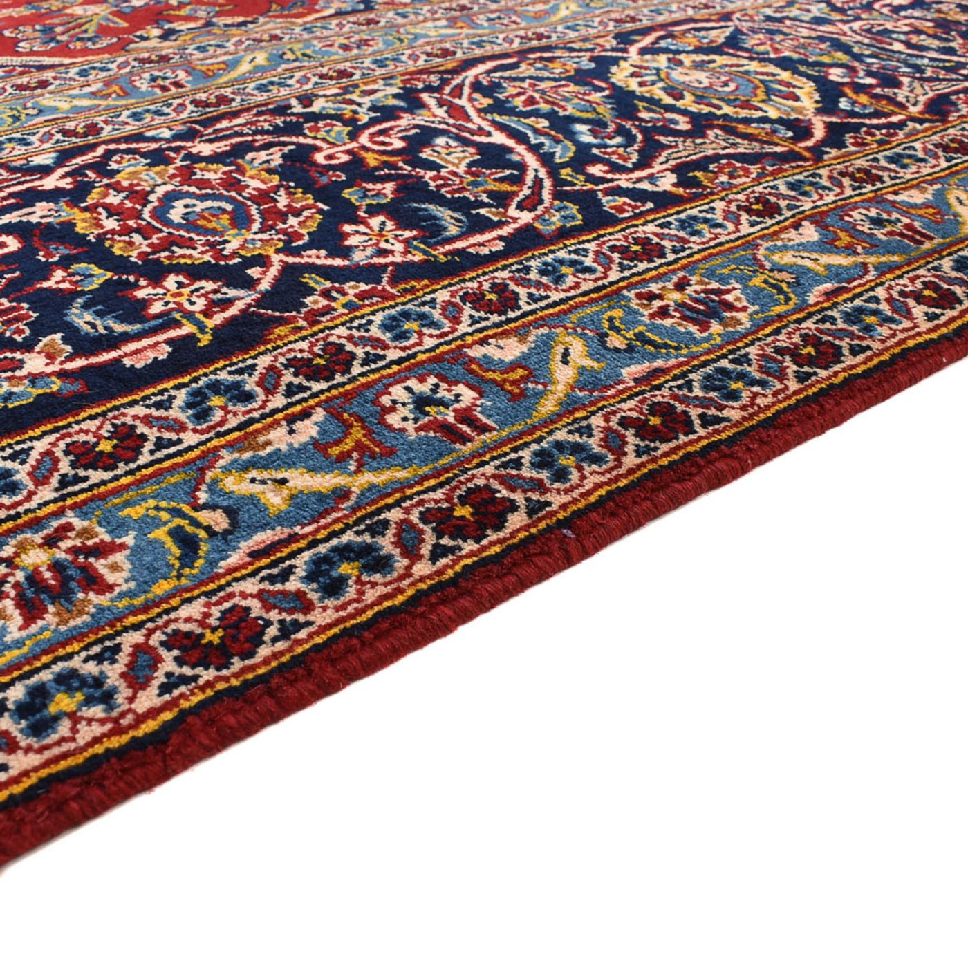 Tapete persa - Keshan - 414 x 290 cm - ferrugem