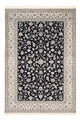 Tapete Persa - Nain - Premium - 297 x 209 cm - azul escuro