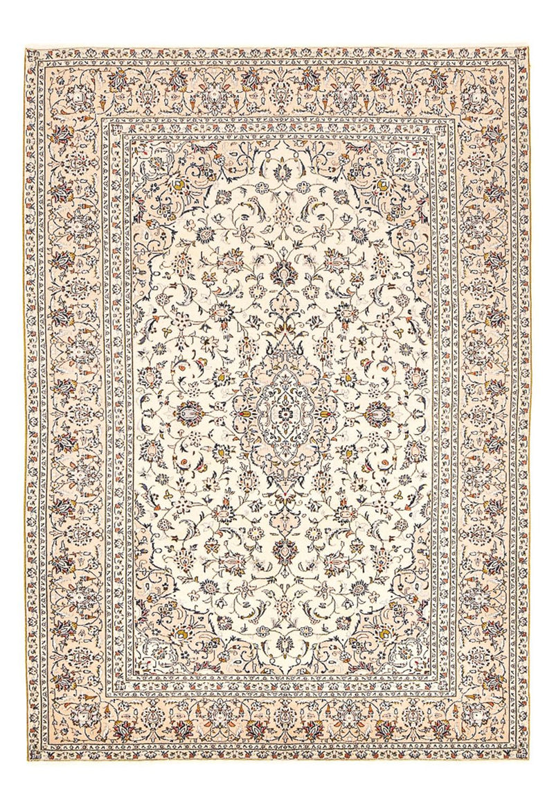 Tapete persa - Keshan - 308 x 208 cm - bege claro