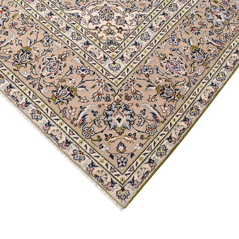 Tapete persa - Keshan - 403 x 282 cm - bege claro