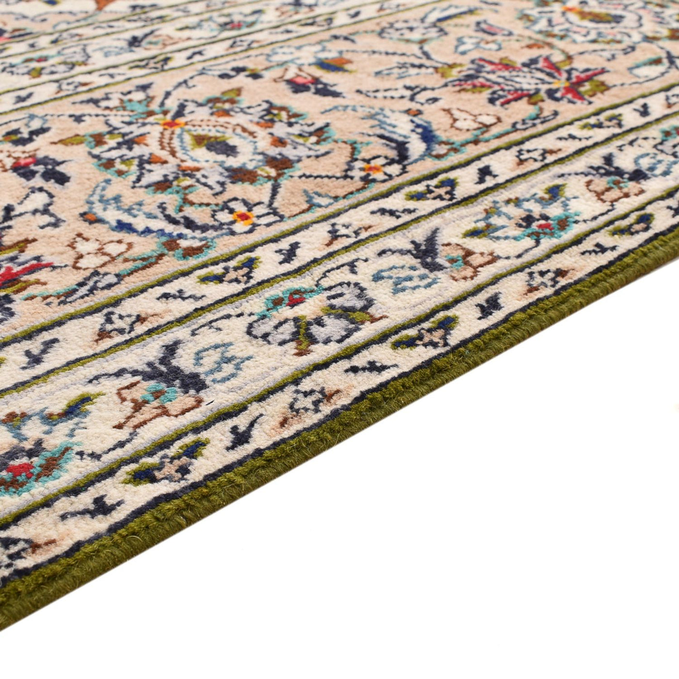 Tapete persa - Keshan - 340 x 245 cm - bege claro