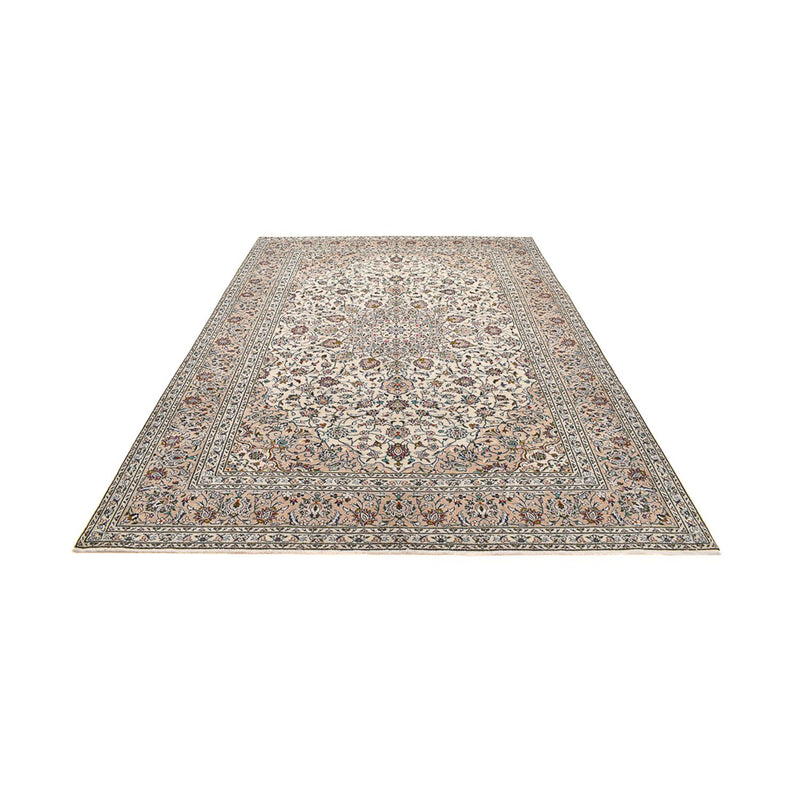 Tapete persa - Keshan - 340 x 245 cm - bege claro