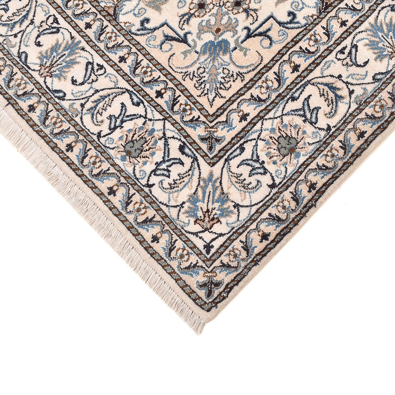 Tapete Persa - Nain - 238 x 161 cm - azul escuro