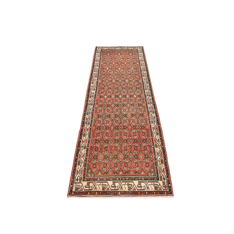 Corredor Tapete Persa - Nomadic - 296 x 83 cm - ferrugem