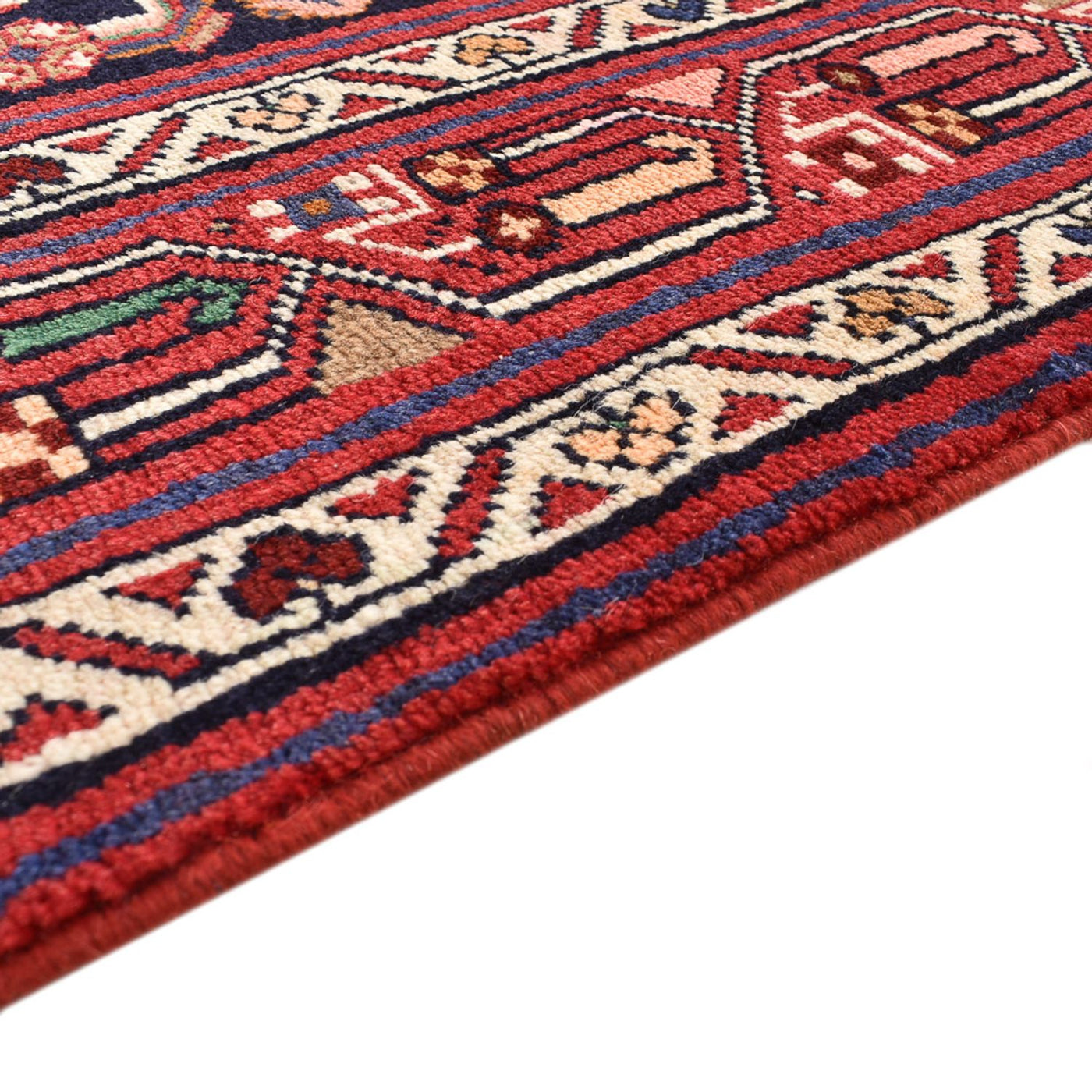 Corredor Tapete Persa - Nomadic - 403 x 120 cm - vermelho claro