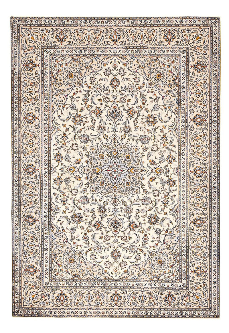 Tapete persa - Keshan - 360 x 245 cm - bege escuro