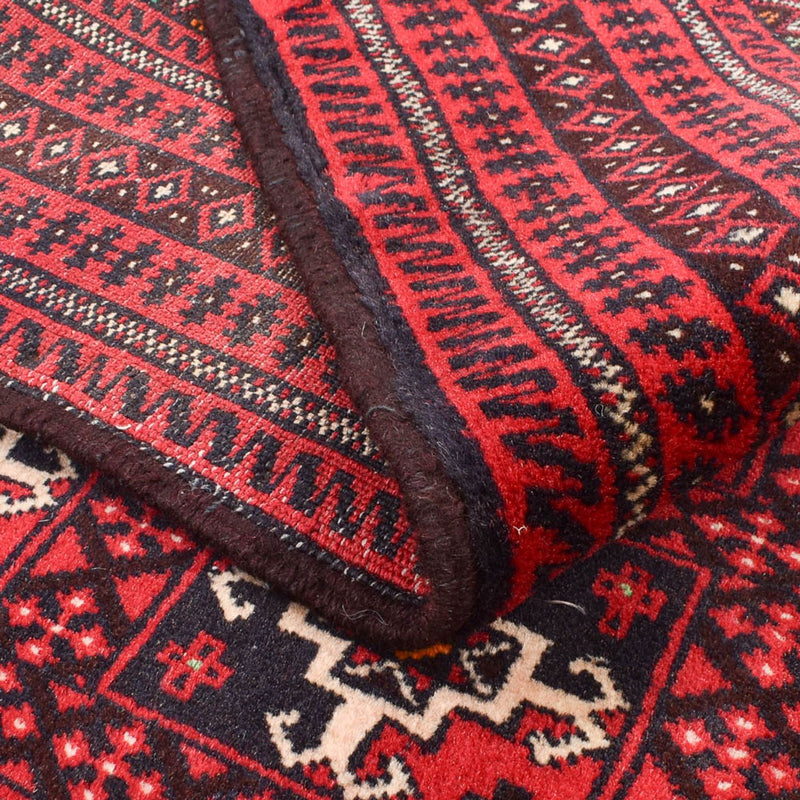 Tapete Baluch - 140 x 100 cm - vermelho