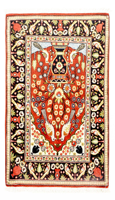Qom Tapete 60x105cm - Tapete persa - multicolor