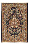 Ilam Tapete 102x154cm - Tapete persa - Rectangular / Azul escuro / 102 x 154 cm Rectangular