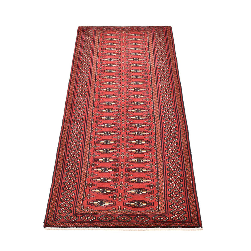 Corredor Tapete turquaman - 183 x 61 cm - vermelho