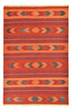 Tapete Kelim - Oriental - 253 x 174 cm - multicolorido