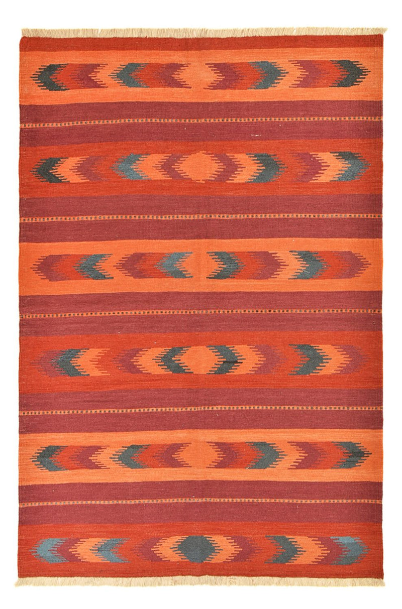 Tapete Kelim - Oriental - 253 x 174 cm - multicolorido