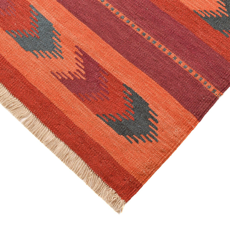 Tapete Kelim - Oriental - 253 x 174 cm - multicolorido