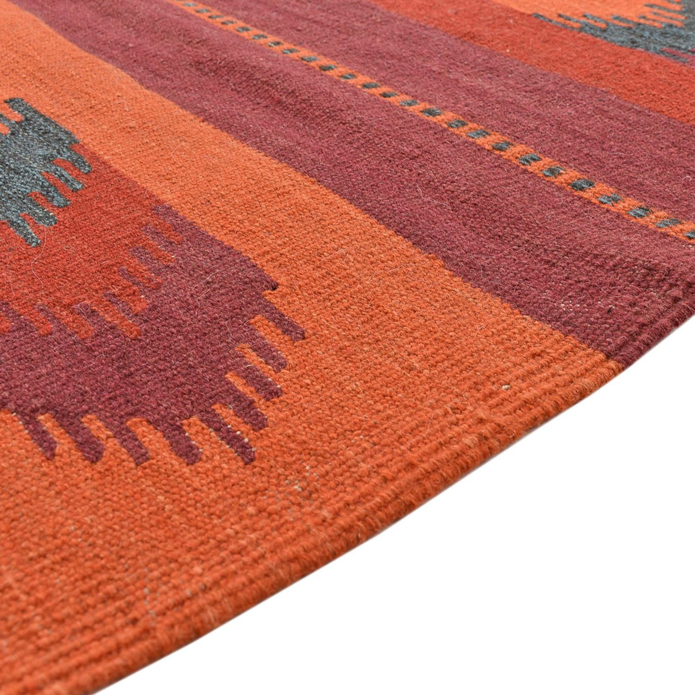 Tapete Kelim - Oriental - 253 x 174 cm - multicolorido