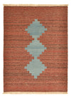 Kilim moderno Tapete 116x158cm - Tapete de lã - Rectangular / Multicolor / 116 x 158 cm Rectangular