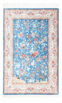 Tapete persa - Ghom - 118 x 75 cm - azul claro – product image