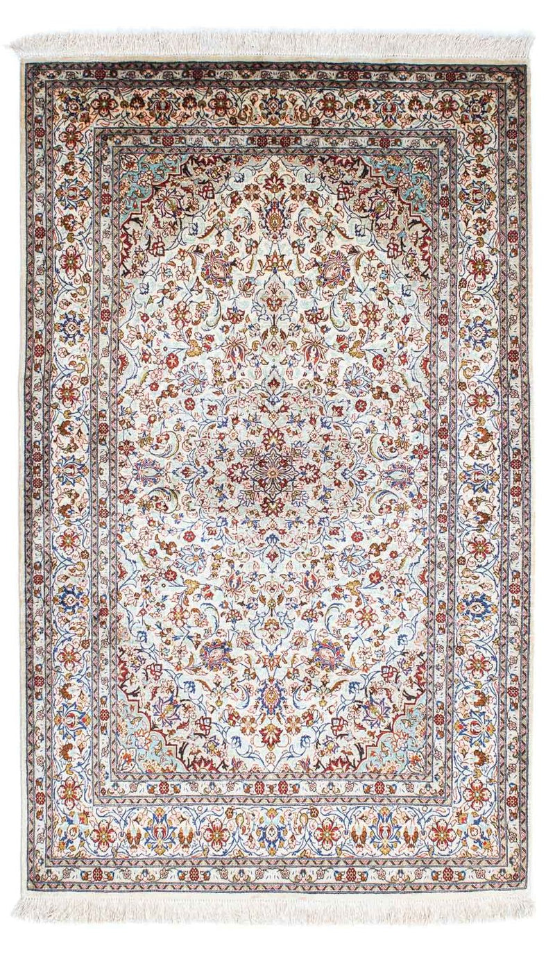 Tapete persa - Ghom - 163 x 98 cm - bege