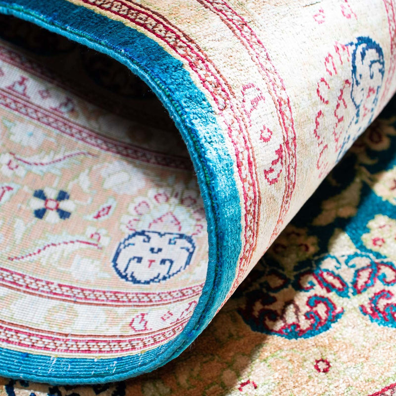 Qom Tapete 78x119cm - Tapete persa - turquesa
