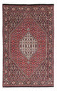 Tapete Persa - Bijar - 176 x 109 cm - azul escuro
