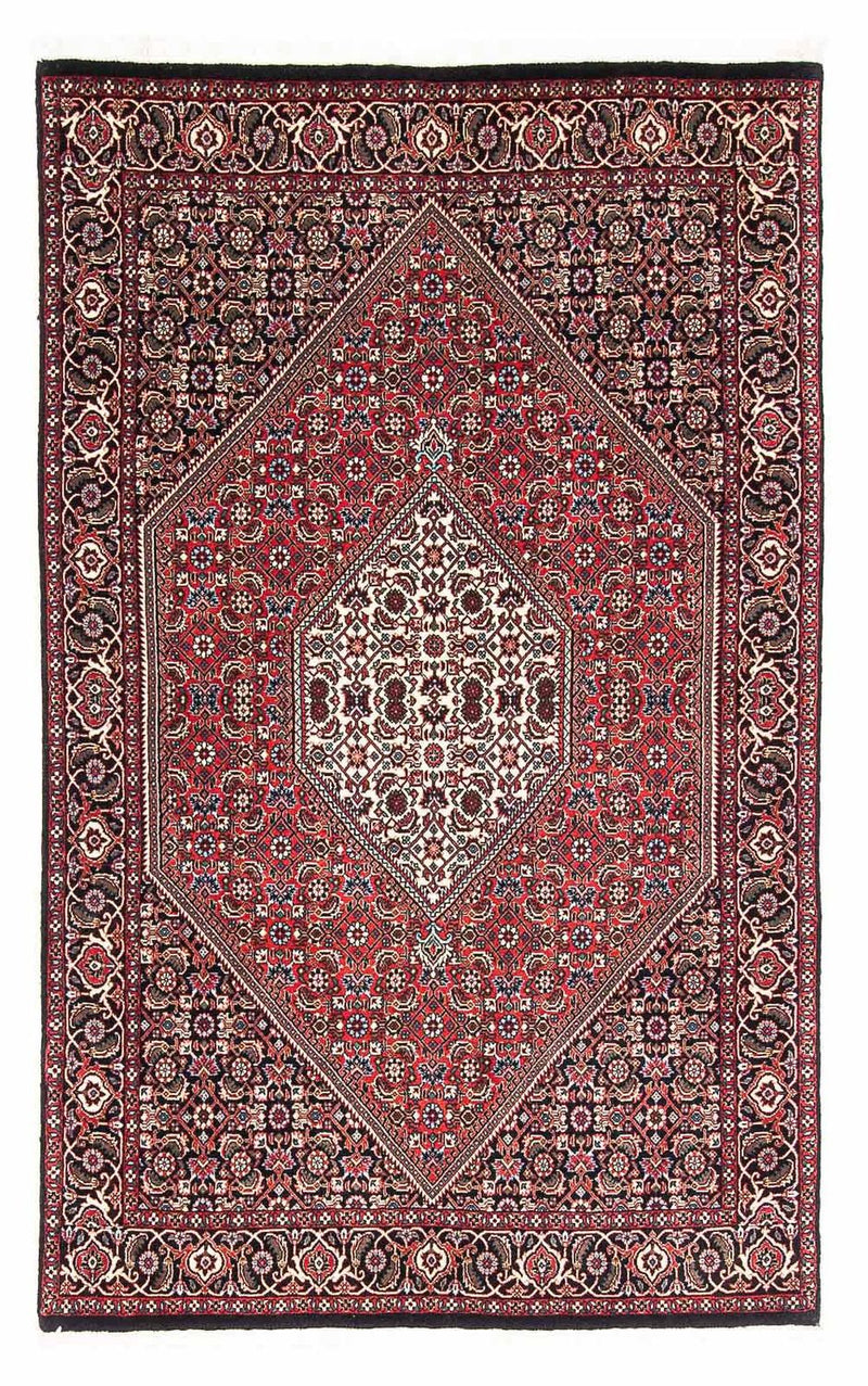 Tapete Persa - Bijar - 176 x 109 cm - azul escuro