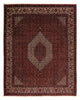 Tapete Persa - Bijar - 252 x 208 cm - vermelho escuro