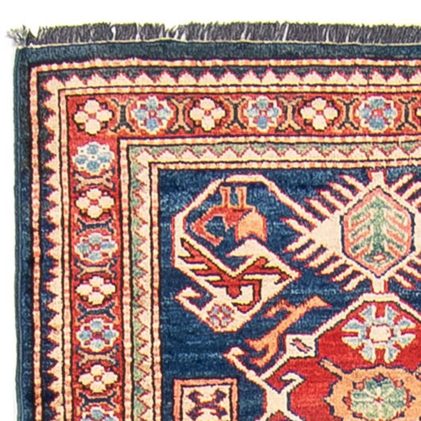 Corredor Tapete Ziegler - Kazak - 298 x 78 cm - azul