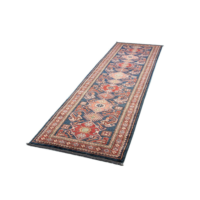 Corredor Tapete Ziegler - Kazak - 298 x 78 cm - azul
