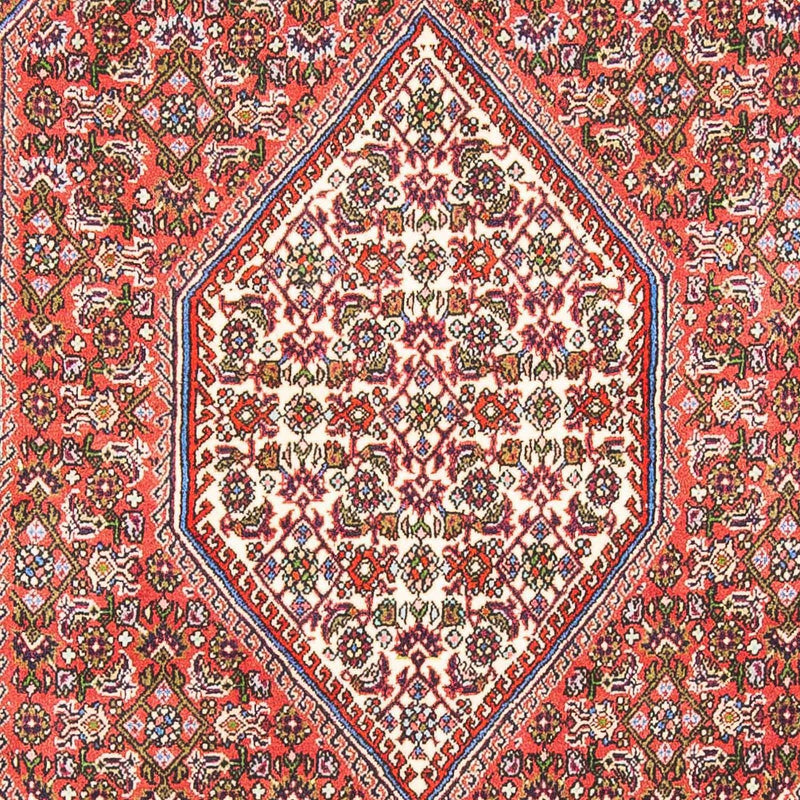 Tapete Persa - Bijar - 190 x 108 cm - vermelho claro
