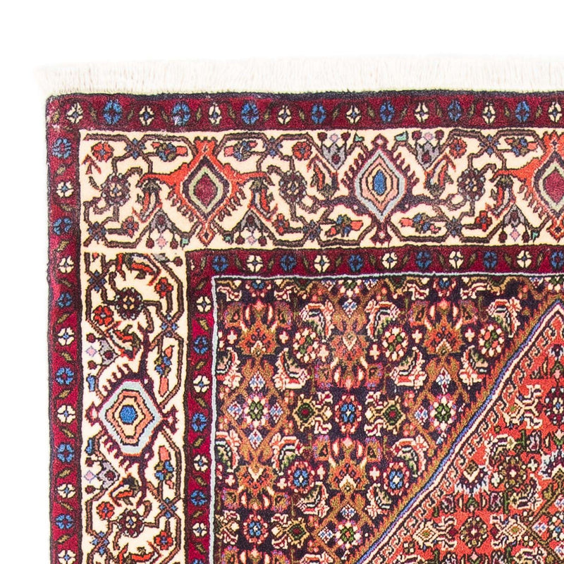 Tapete Persa - Bijar - 190 x 108 cm - vermelho claro