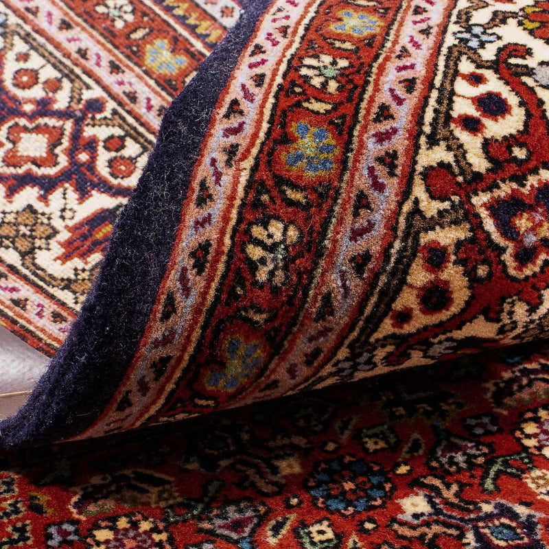 Tapete Persa - Bijar - 168 x 108 cm - azul escuro