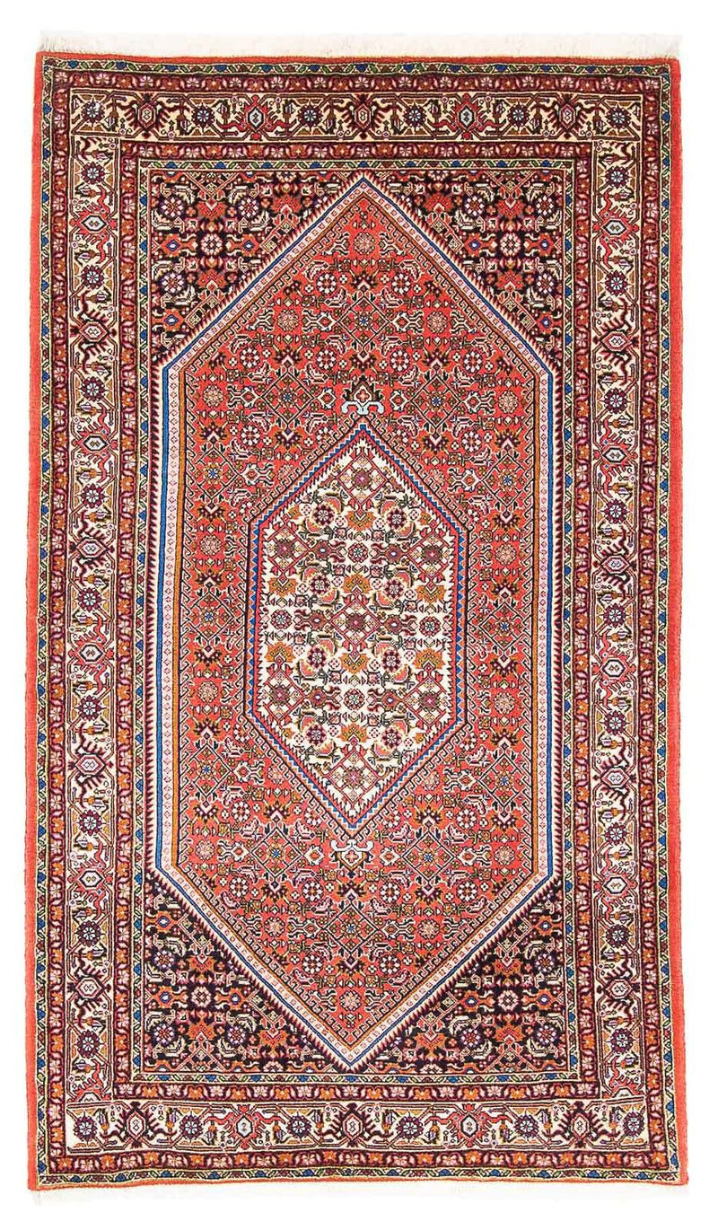 Corredor Tapete Persa - Bijar - 182 x 106 cm - vermelho
