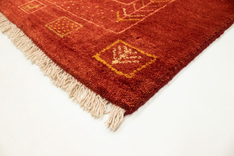 Tapete Gabbeh - Persa - 240 x 168 cm - vermelho