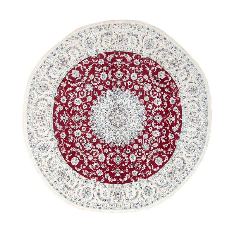 Tapete Persa - Nain ronda  - 295 x 295 cm - vermelho escuro