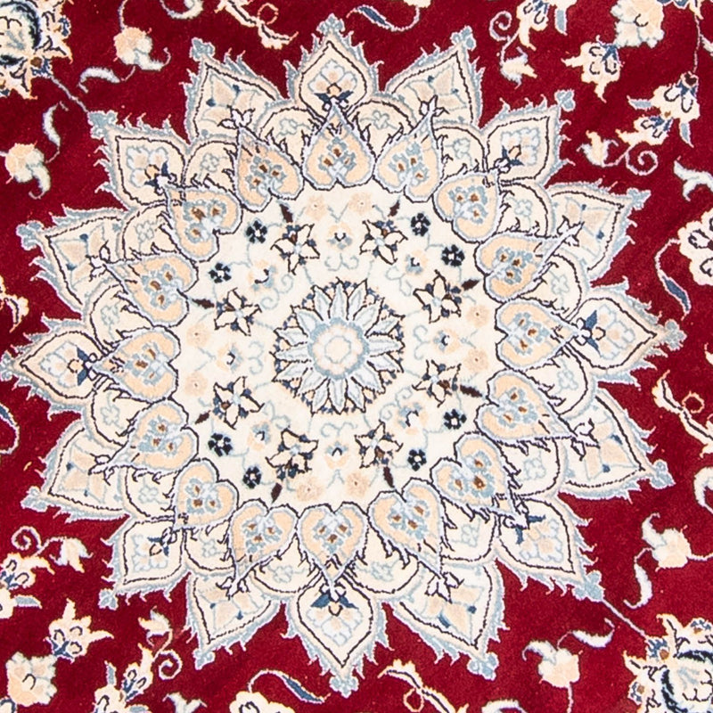 Tapete Persa - Nain ronda  - 250 x 250 cm - vermelho escuro
