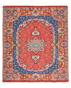 Qom Tapete 93x111cm - Tapete persa - Rectangular / Ferrugem / 93 x 111 cm Rectangular