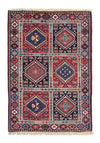 Yalameh Tapete 99x142cm - Tapete persa - Rectangular / Azul / 99 x 142 cm Rectangular